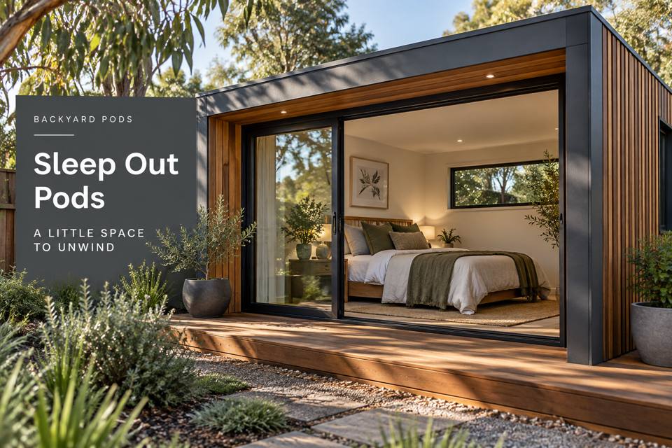 Sleep Out Pods: representative category image for the Hindmarsh Valley planning guide; not a photograph of this proposed installation.
