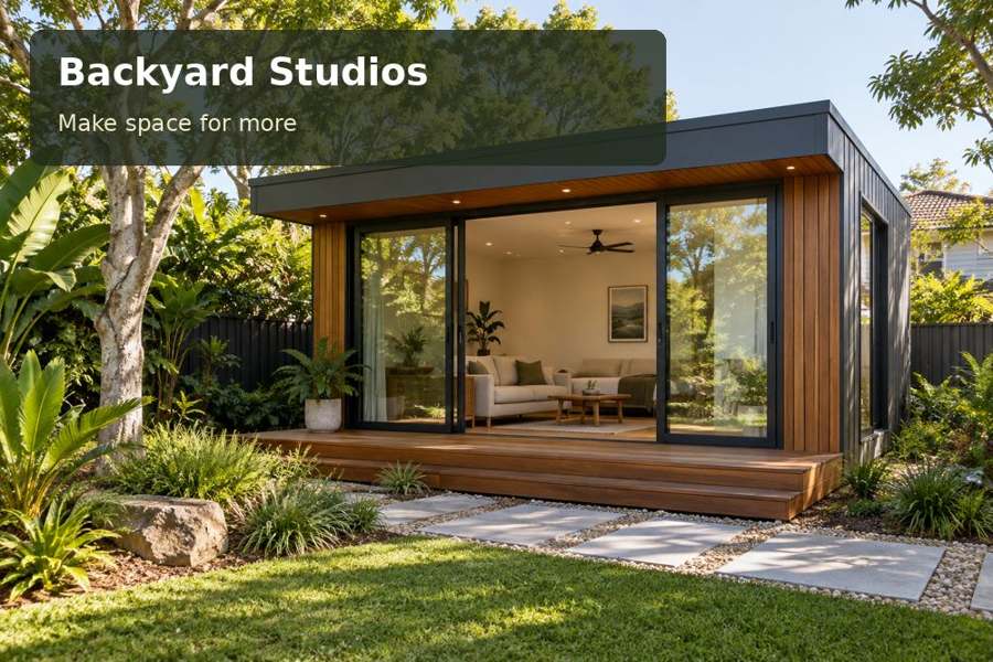 Backyard Studios: representative promotional concept for Cessnock