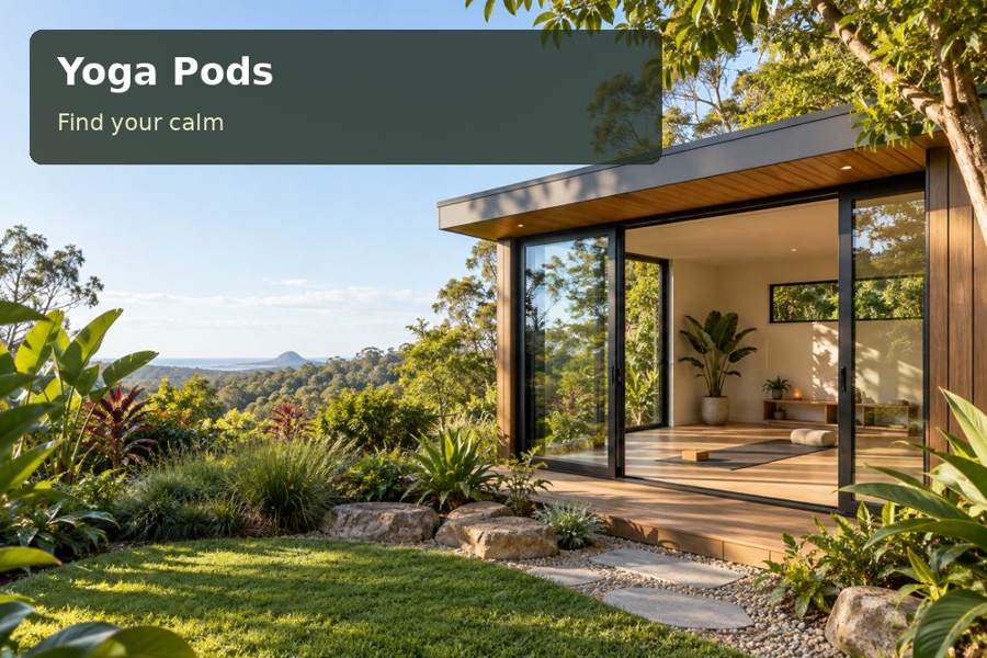 Yoga Pods: representative promotional concept for Cessnock