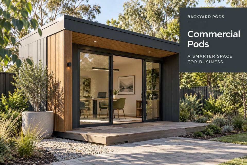 Commercial Pods: representative category image for the Hindmarsh Valley planning guide; not a photograph of this proposed installation.